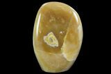 Free-Standing, Polished Brown Calcite #91759-1